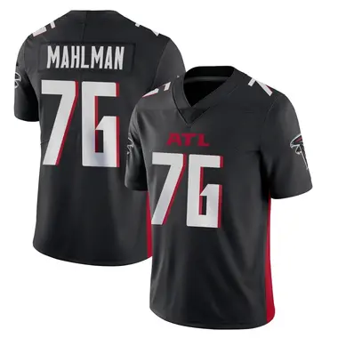 Riley Mahlman Men's Limited Black Atlanta Falcons Vapor Untouchable Jersey