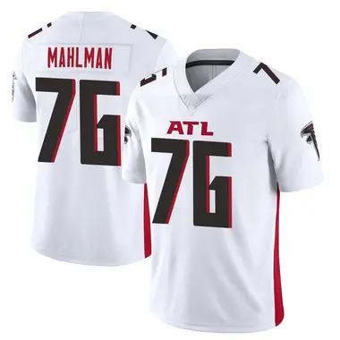 Riley Mahlman Men's Limited White Atlanta Falcons Vapor Untouchable Jersey