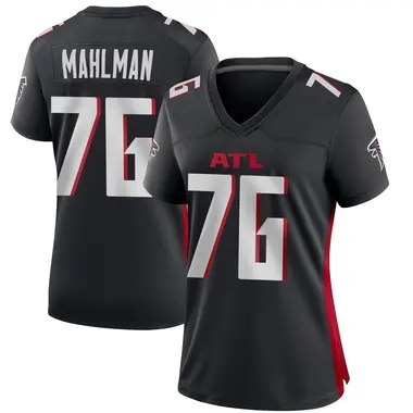 Riley Mahlman Women's Game Black Atlanta Falcons Alternate Jersey