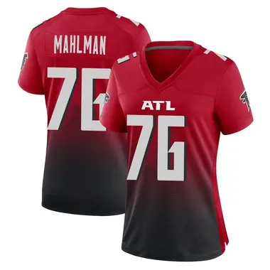 Riley Mahlman Women's Game Red Atlanta Falcons 2nd Alternate Jersey