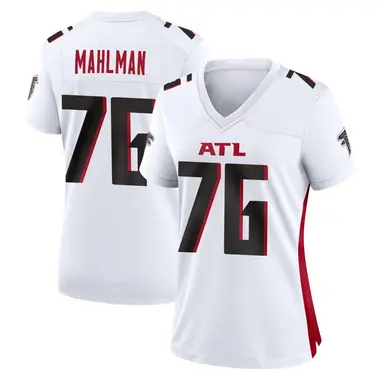 Riley Mahlman Women's Game White Atlanta Falcons Jersey