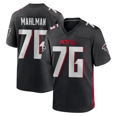 Riley Mahlman Youth Game Black Atlanta Falcons Alternate Jersey
