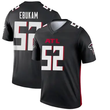 Samson Ebukam Men's Legend Black Atlanta Falcons Jersey