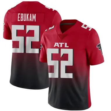 Samson Ebukam Men's Limited Red Atlanta Falcons Vapor 2nd Alternate Jersey
