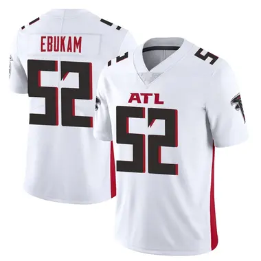 Samson Ebukam Men's Limited White Atlanta Falcons Vapor Untouchable Jersey