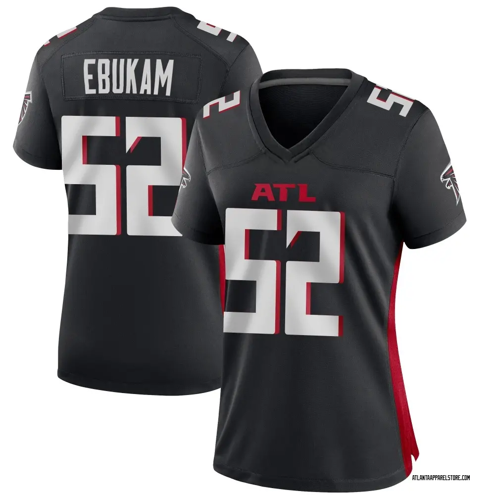 Samson Ebukam Women's Game Black Atlanta Falcons Alternate Jersey