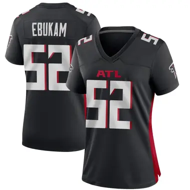 Samson Ebukam Women's Game Black Atlanta Falcons Alternate Jersey