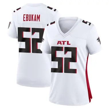 Samson Ebukam Women's Game White Atlanta Falcons Jersey