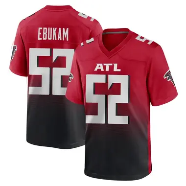 Samson Ebukam Youth Game Red Atlanta Falcons 2nd Alternate Jersey
