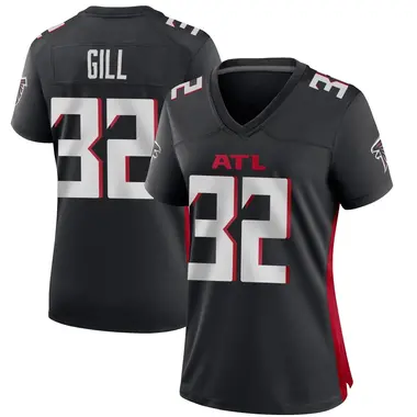 Trenton Gill Women's Game Black Atlanta Falcons Alternate Jersey