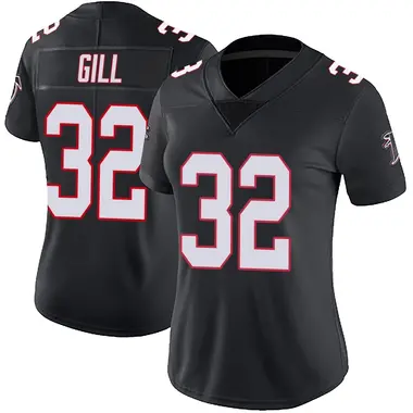 Trenton Gill Women's Limited Black Atlanta Falcons Vapor Untouchable Jersey