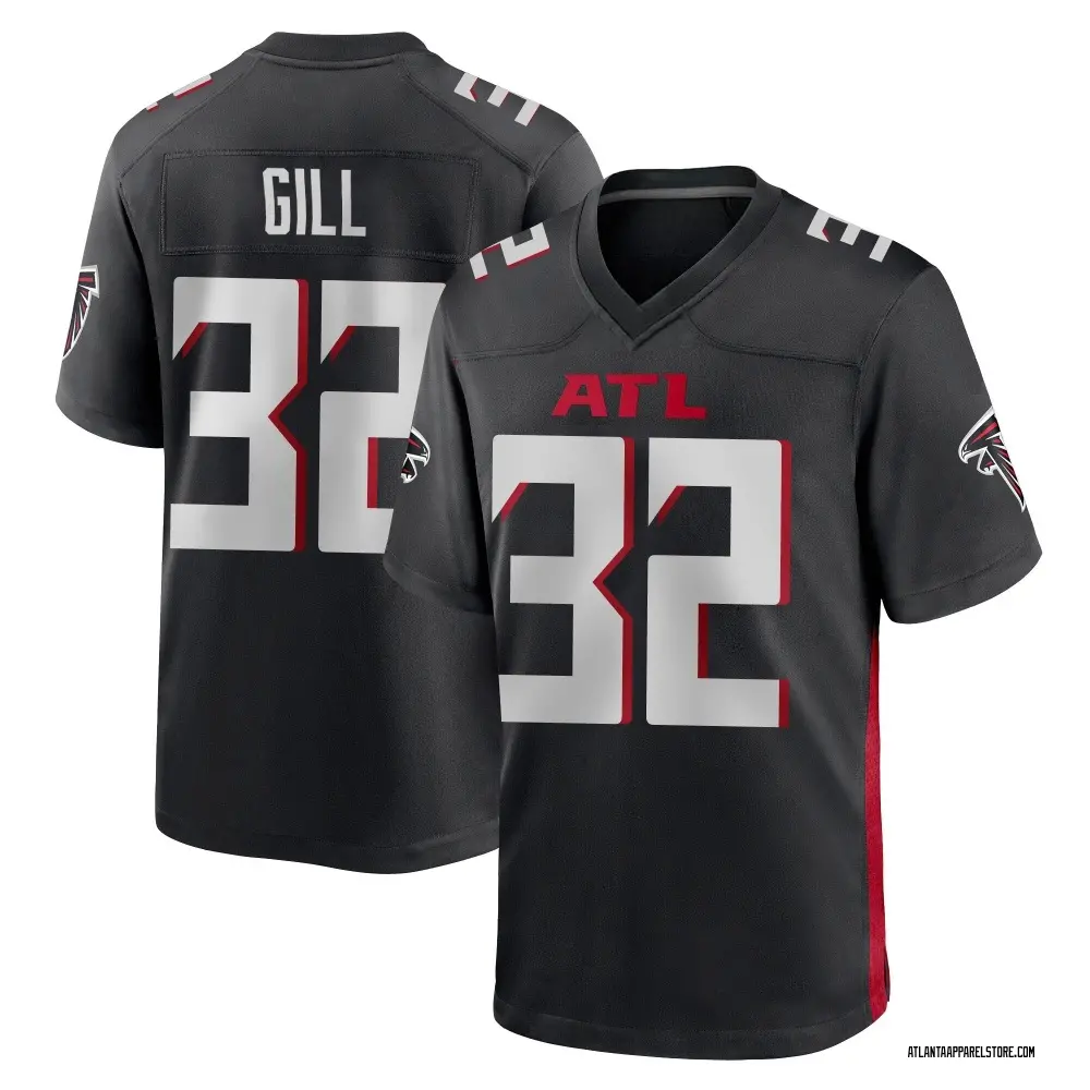 Trenton Gill Youth Game Black Atlanta Falcons Alternate Jersey