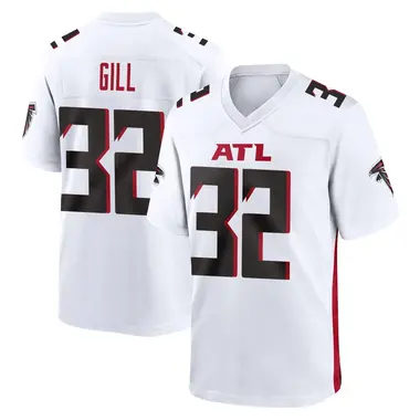 Trenton Gill Youth Game White Atlanta Falcons Jersey