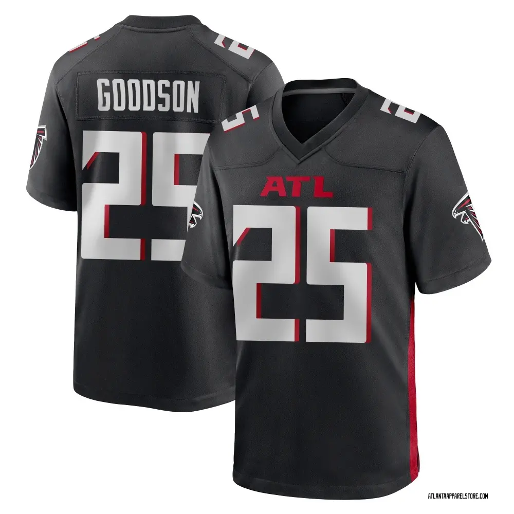 Tyler Goodson Men's Game Black Atlanta Falcons Alternate Jersey