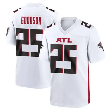 Tyler Goodson Men's Game White Atlanta Falcons Jersey
