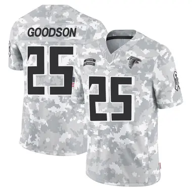 Tyler Goodson Men's Limited Arctic Camo Atlanta Falcons 2024 Salute to Service Jersey