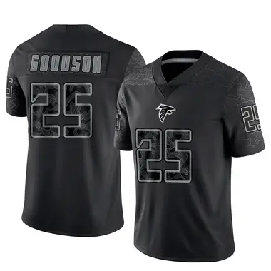 Tyler Goodson Men's Limited Black Atlanta Falcons Reflective Jersey