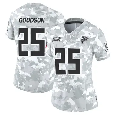 Tyler Goodson Women's Limited Arctic Camo Atlanta Falcons 2024 Salute to Service Jersey