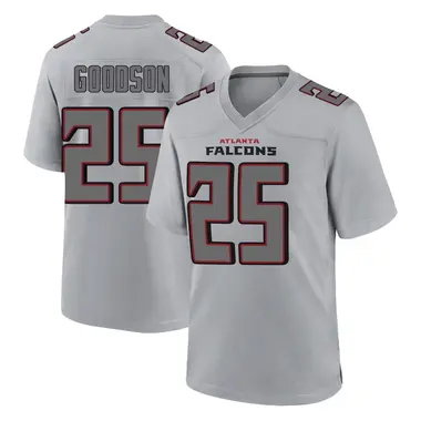 Tyler Goodson Youth Game Gray Atlanta Falcons Atmosphere Fashion Jersey