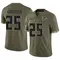 Tyler Goodson Youth Limited Olive Atlanta Falcons 2022 Salute To Service Jersey