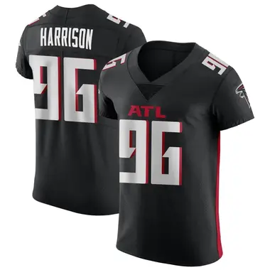 Zach Harrison Men's Elite Black Atlanta Falcons Alternate Jersey