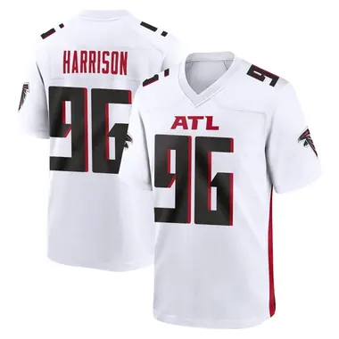 Zach Harrison Men's Game White Atlanta Falcons Jersey