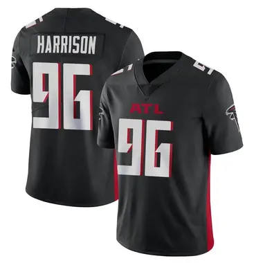 Zach Harrison Men's Limited Black Atlanta Falcons Vapor Untouchable Jersey