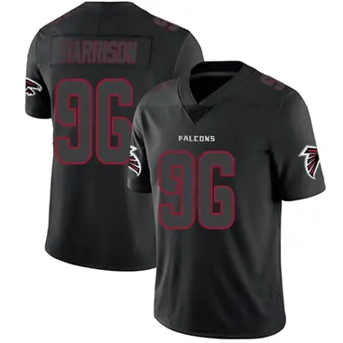 Zach Harrison Men's Limited Black Impact Atlanta Falcons Jersey