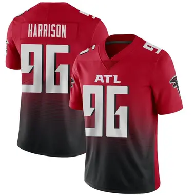 Zach Harrison Men's Limited Red Atlanta Falcons Vapor 2nd Alternate Jersey