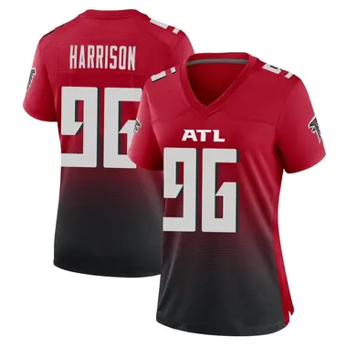 Zach Harrison Women's Game Red Atlanta Falcons 2nd Alternate Jersey