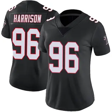 Zach Harrison Women's Limited Black Atlanta Falcons Vapor Untouchable Jersey